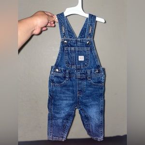 Old Navy blue infant overalls